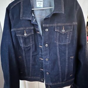 Old Navy Women's Dark Blue Denim Jacket